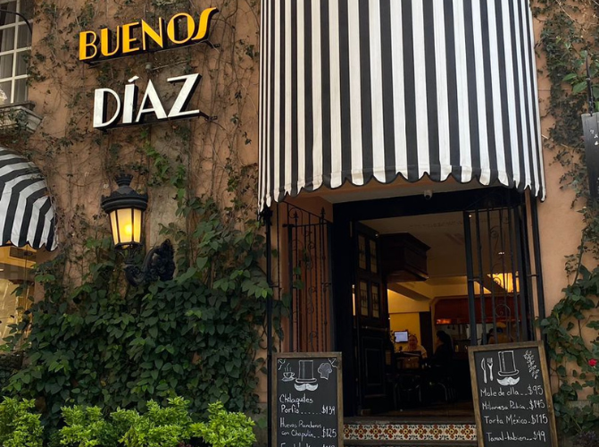 Buenos díaz cafetería porfiriana Hotel Geneve Mexico City Ciudad de México